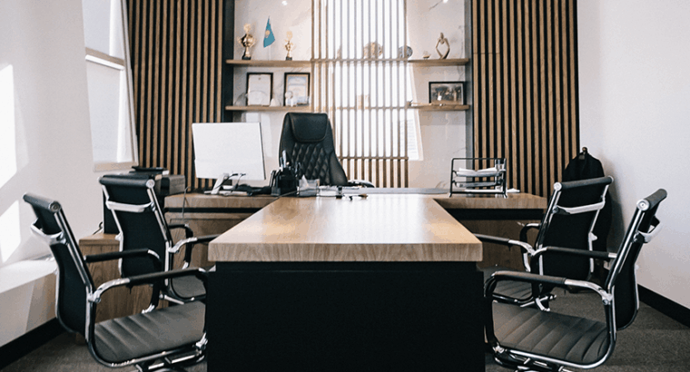 Industrial Computer Desk and chair For sale